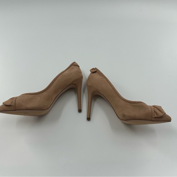 BCBGeneration Beige Faux Suade Heels - Picture 6 of 6